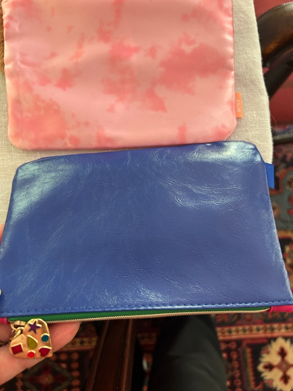 Ipsy 4 New Cosmetic Pouches with 10 sample products & 4 makeup brushes; Unused! - Picture 5 of 16